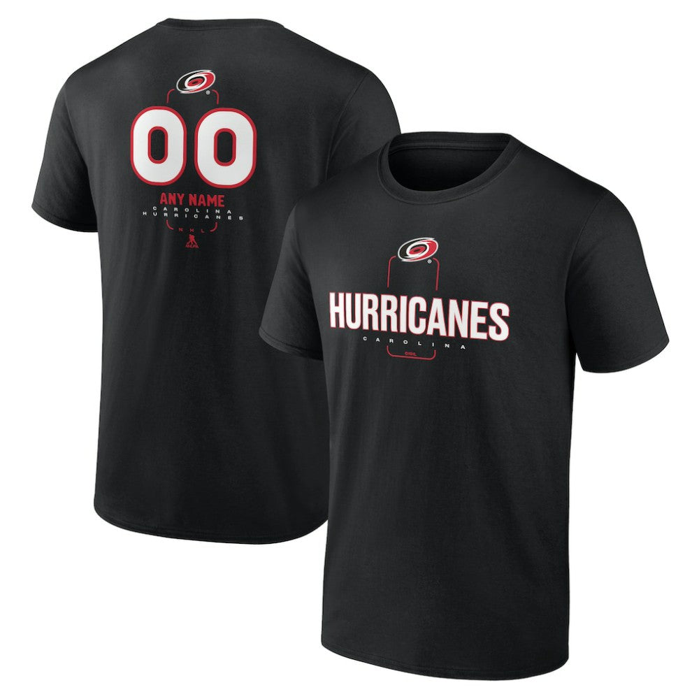 Carolina Hurricanes Personalized Name & Number Midfielder T-Shirt On Sale