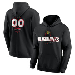 Chicago Blackhawks Personalized Name & Number Midfielder Pullover Hoodie Sale