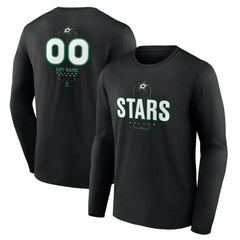 Dallas Stars Personalized Name & Number Midfielder Long Sleeve T-Shirt Outlet