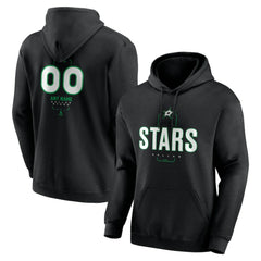 Dallas Stars Personalized Name & Number Midfielder Pullover Hoodie For Sale