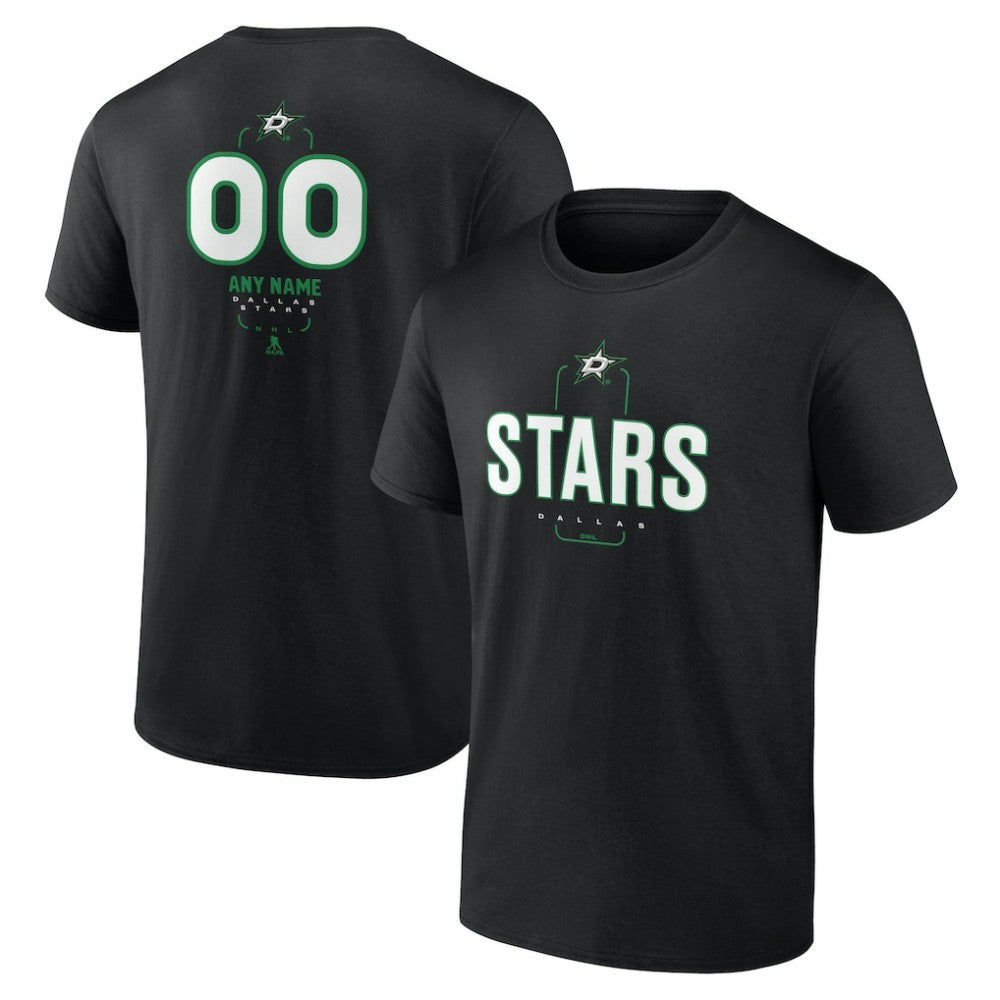 Dallas Stars Personalized Name & Number Midfielder T-Shirt Online