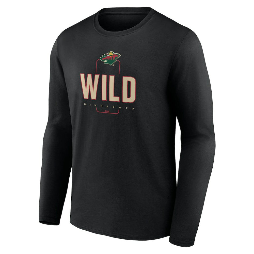 Minnesota Wild Personalized Name & Number Midfielder Long Sleeve T-Shirt On Sale