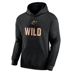 Minnesota Wild Personalized Name & Number Midfielder Pullover Hoodie For Sale