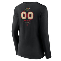 Minnesota Wild Women's Personalized Name & Number Midfielder Long Sleeve V-Neck T-Shirt Online