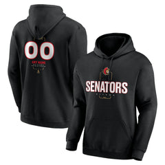 Ottawa Senators Personalized Name & Number Midfielder Pullover Hoodie Discount