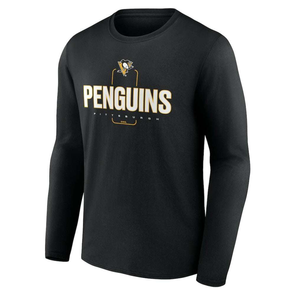Pittsburgh Penguins Personalized Name & Number Midfielder Long Sleeve T-Shirt Discount