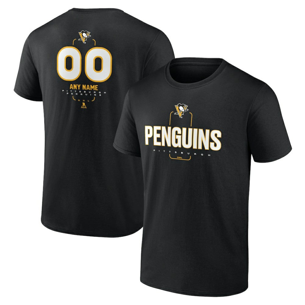 Pittsburgh Penguins Personalized Name & Number Midfielder T-Shirt On Sale