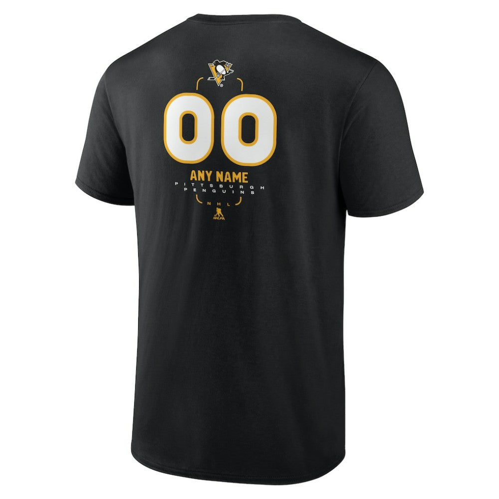 Pittsburgh Penguins Personalized Name & Number Midfielder T-Shirt On Sale