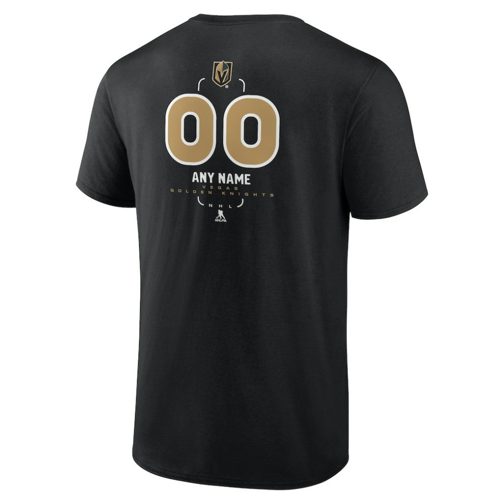 Vegas Golden Knights Personalized Name & Number Midfielder T-Shirt Outlet