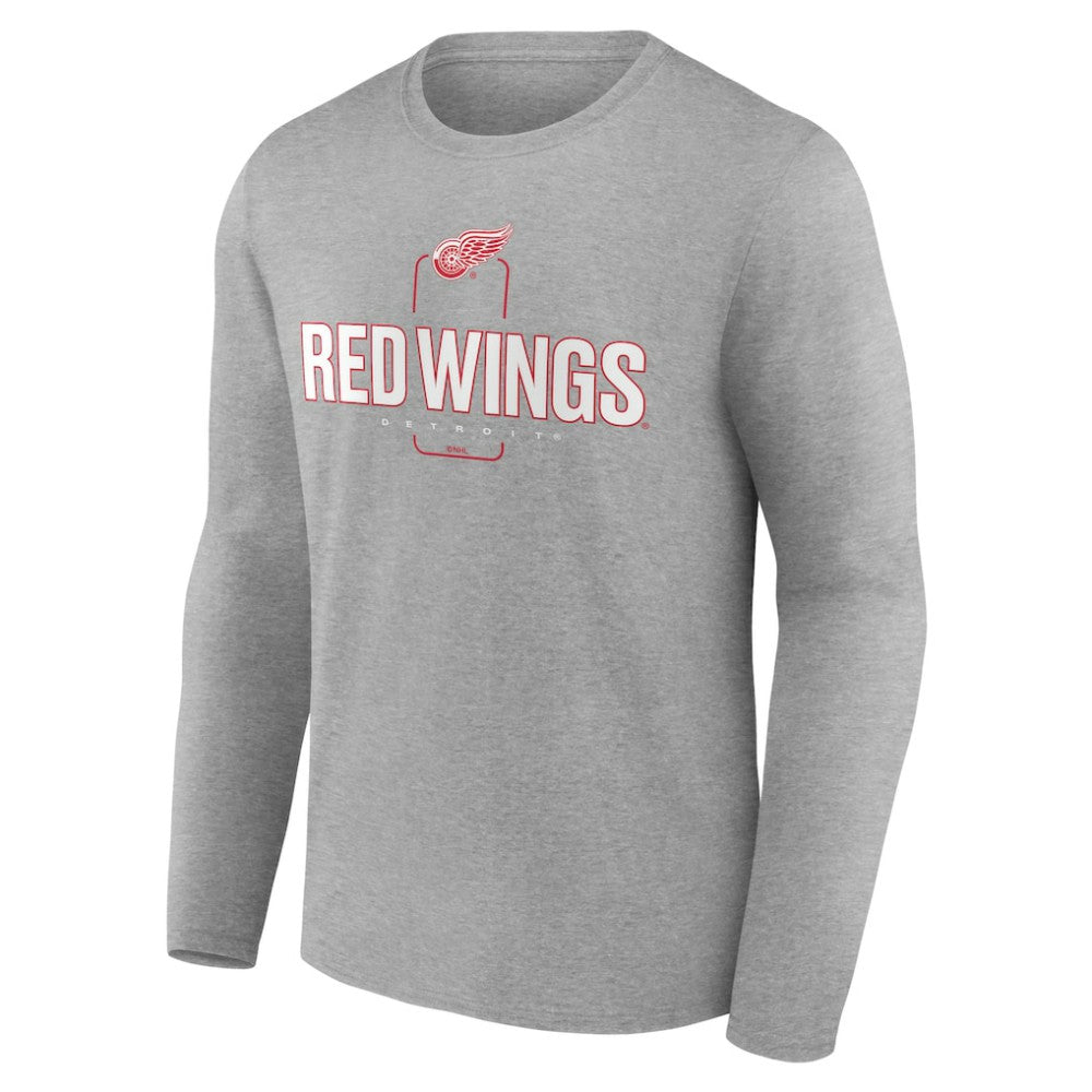 Detroit Red Wings Personalized Name & Number Midfielder Long Sleeve T-Shirt For Sale