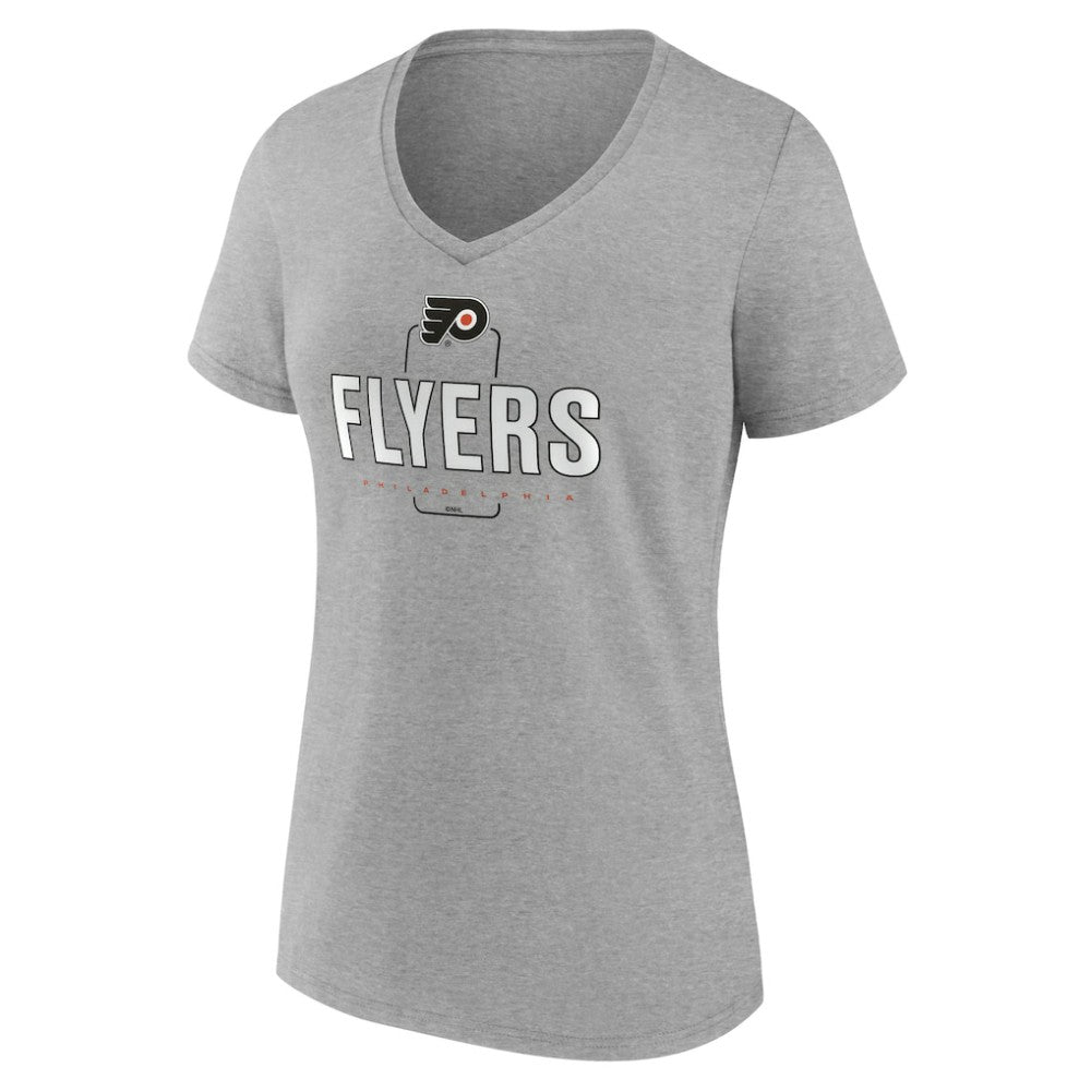 Philadelphia Flyers Women's Personalized Name & Number Midfielder V-Neck T-Shirt Sale