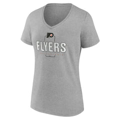 Philadelphia Flyers Women's Personalized Name & Number Midfielder V-Neck T-Shirt Sale