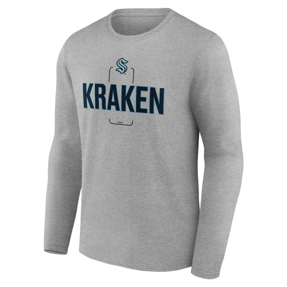 Seattle Kraken Personalized Name & Number Midfielder Long Sleeve T-Shirt Outlet