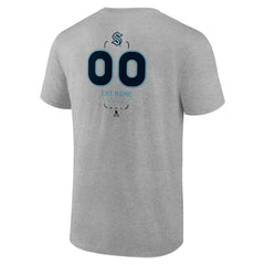 Seattle Kraken Personalized Name & Number Midfielder T-Shirt Outlet