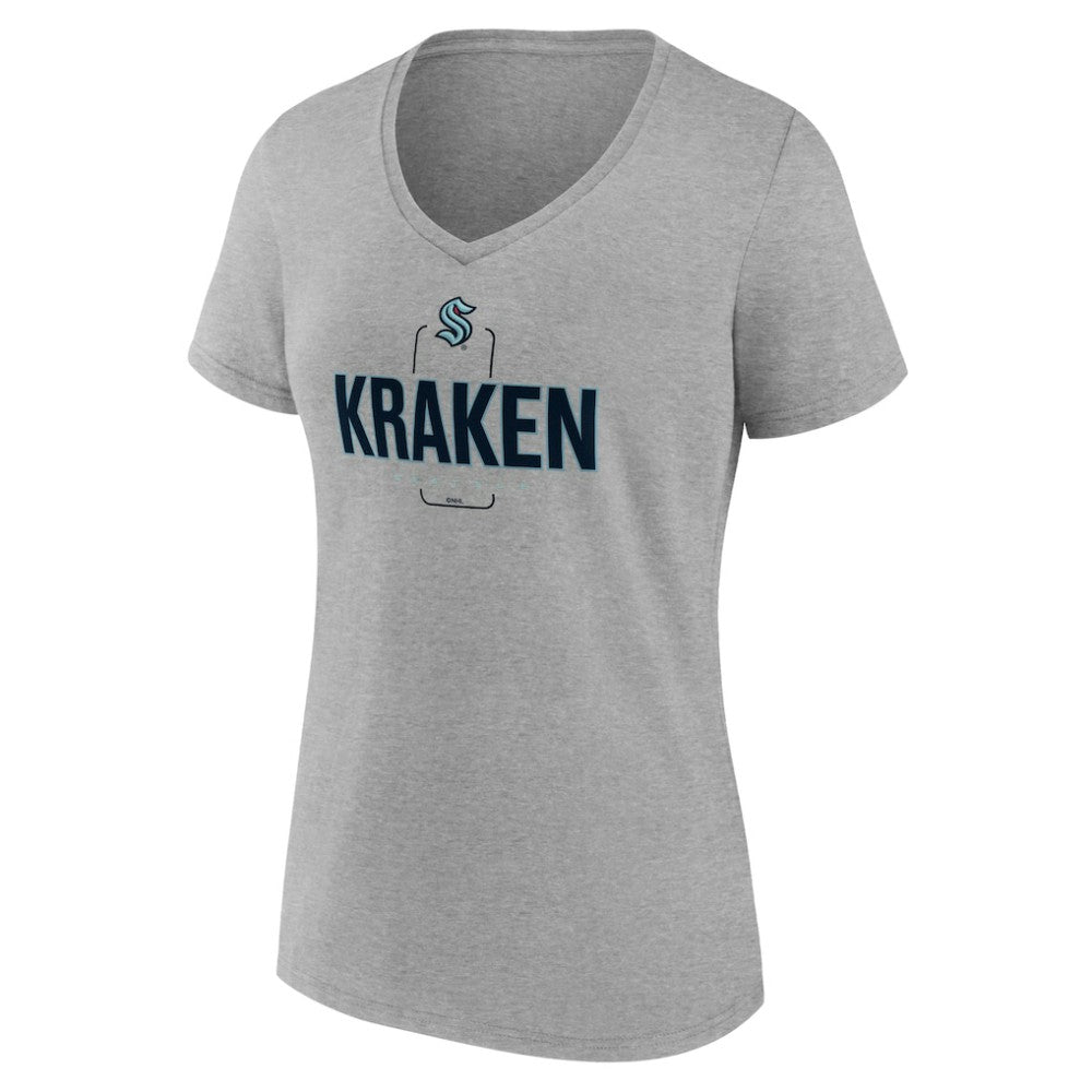 Seattle Kraken Women's Personalized Name & Number Midfielder V-Neck T-Shirt Discount