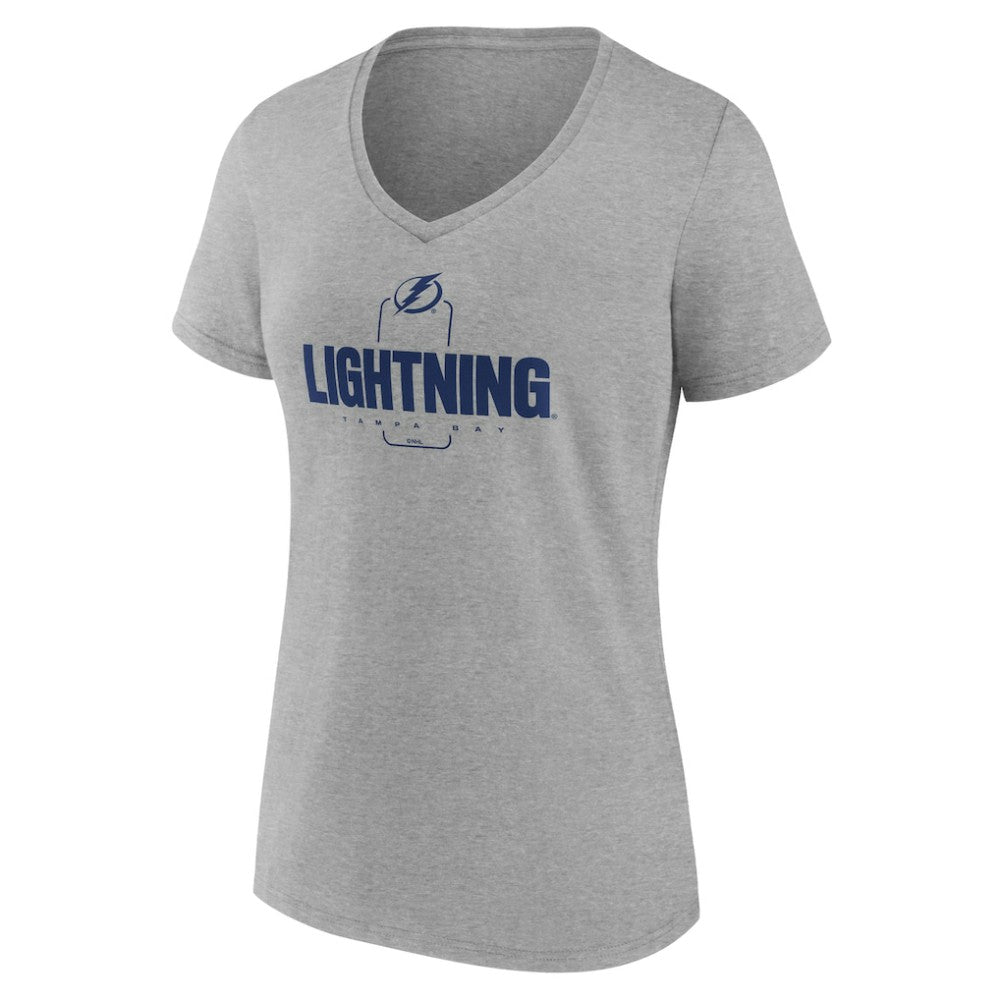 Tampa Bay Lightning Women's Personalized Name & Number Midfielder V-Neck T-Shirt Online