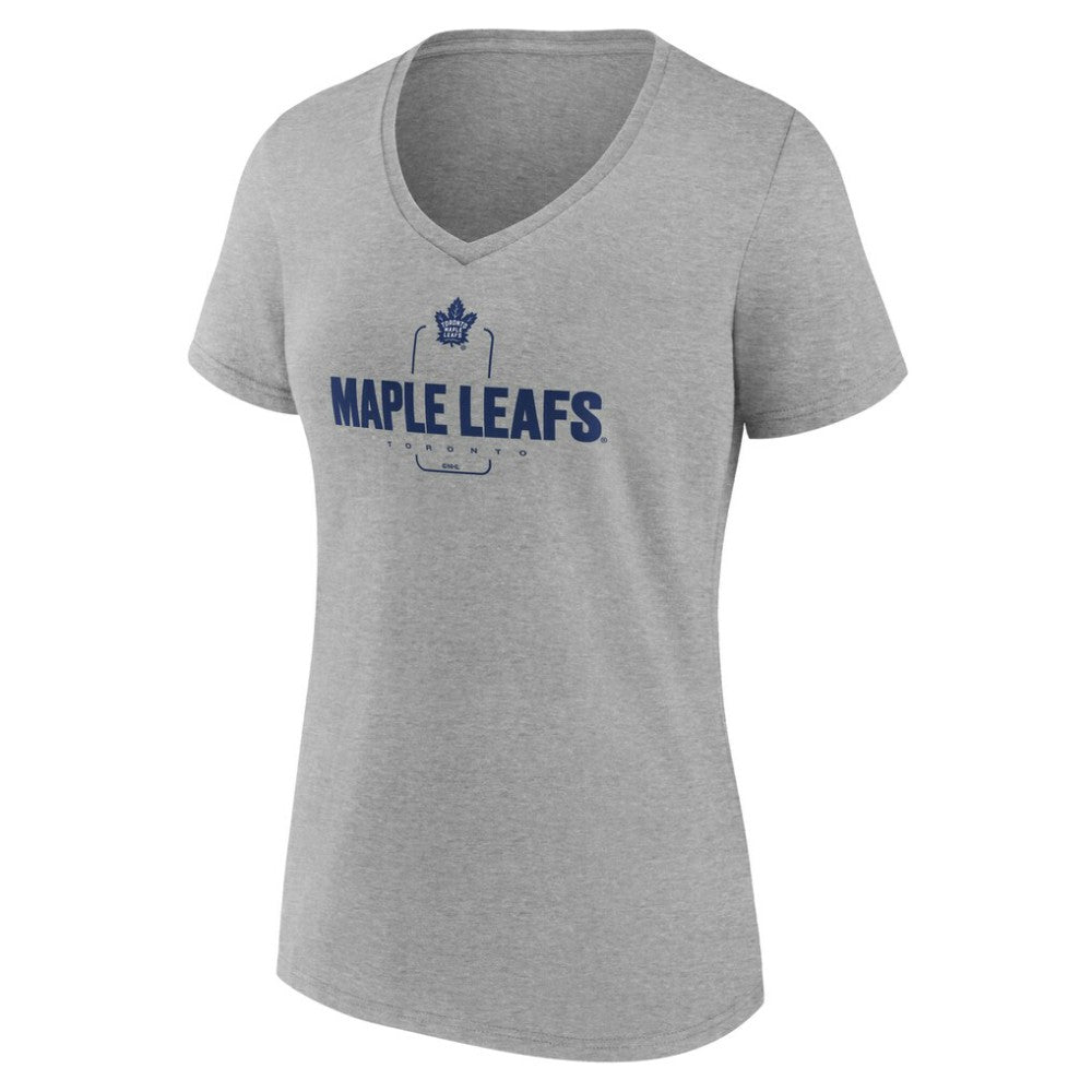 Toronto Maple Leafs Women's Personalized Name & Number Midfielder V-Neck T-Shirt Discount