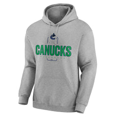 Vancouver Canucks Personalized Name & Number Midfielder Pullover Hoodie Discount