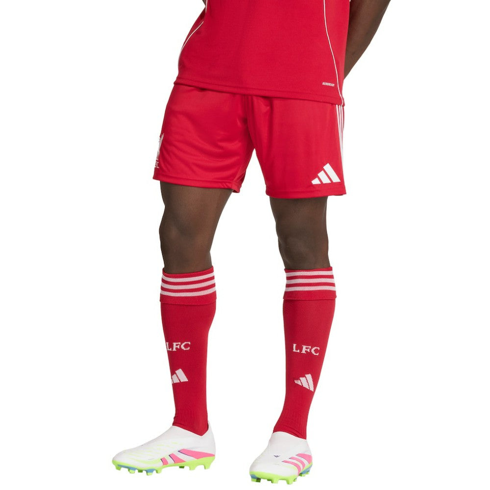 Liverpool 2025/26 Home AEROREADY Replica Shorts Red - Adidas