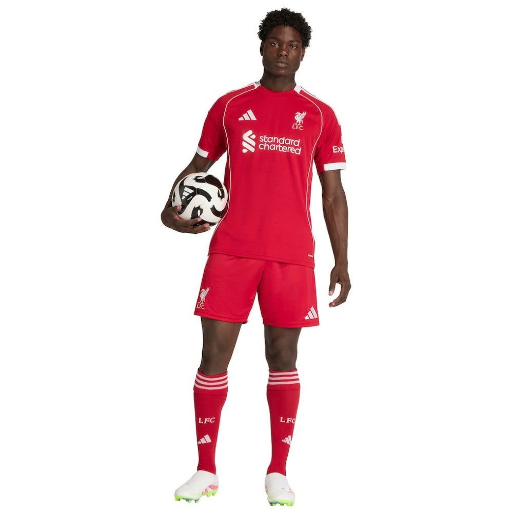 Liverpool 2025/26 Home AEROREADY Replica Shorts Red - Adidas