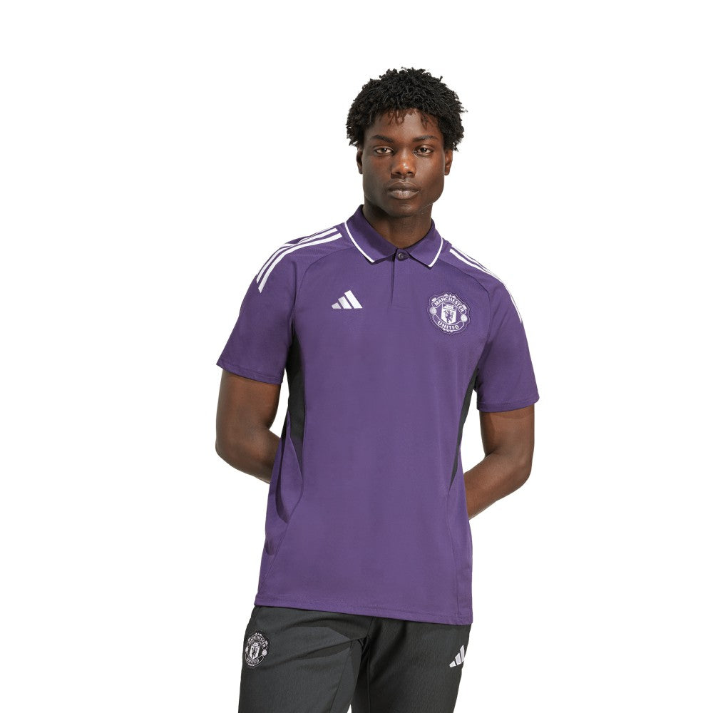 Manchester United 2025/26 Training Polo Purple - Adidas