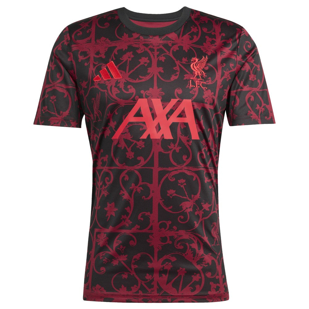 Liverpool 2025/26 AEROREADY Pre-Match Top Black - Adidas
