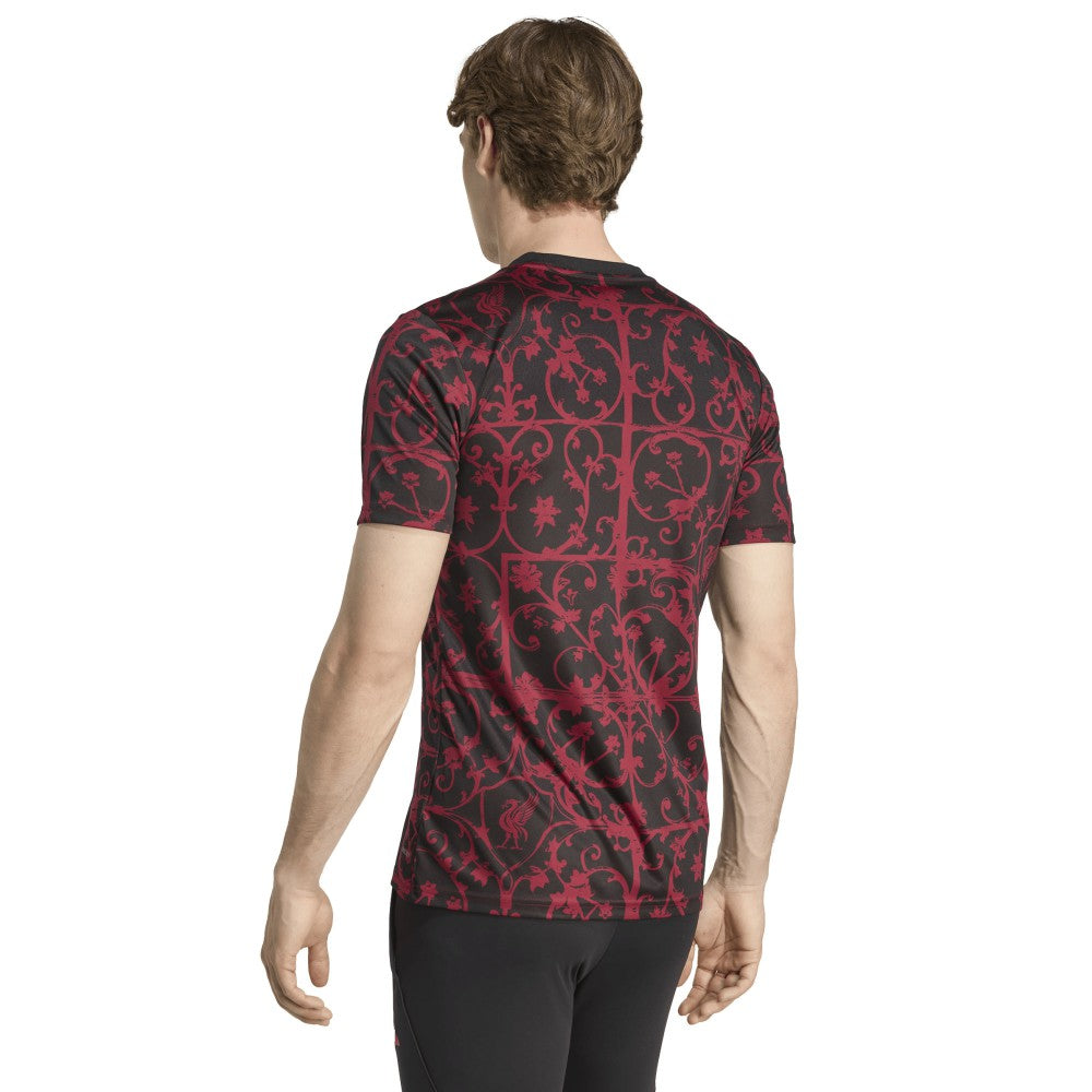 Liverpool 2025/26 AEROREADY Pre-Match Top Black - Adidas