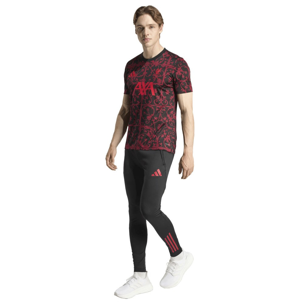Liverpool 2025/26 AEROREADY Pre-Match Top Black - Adidas