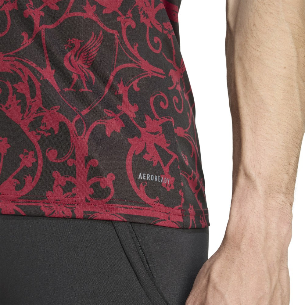Liverpool 2025/26 AEROREADY Pre-Match Top Black - Adidas