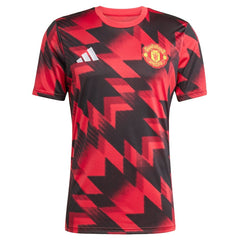 Manchester United 2025/26 AEROREADY Pre-Match Top Red - Adidas