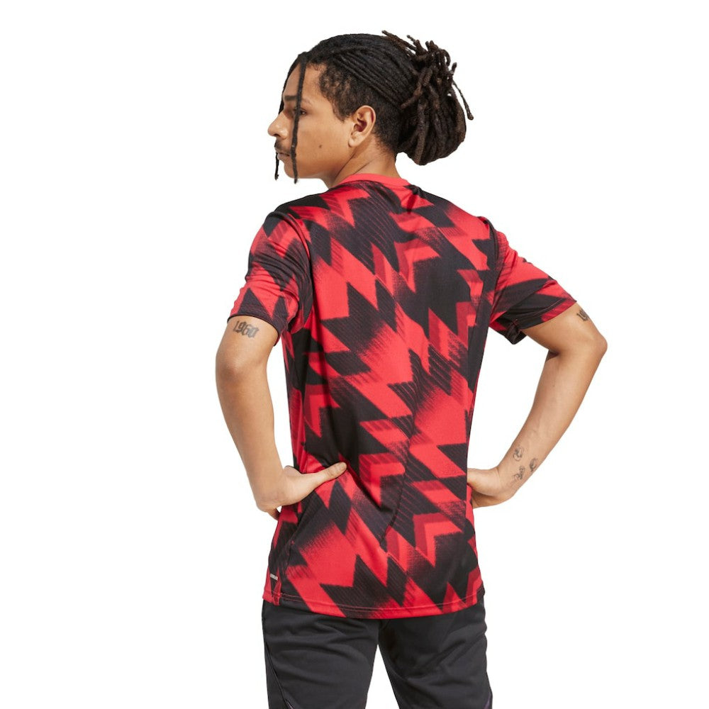 Manchester United 2025/26 AEROREADY Pre-Match Top Red - Adidas