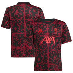 Liverpool Youth 2025/26 Pre-Match AEROREADY Top Black - Adidas