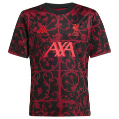Liverpool Youth 2025/26 Pre-Match AEROREADY Top Black - Adidas