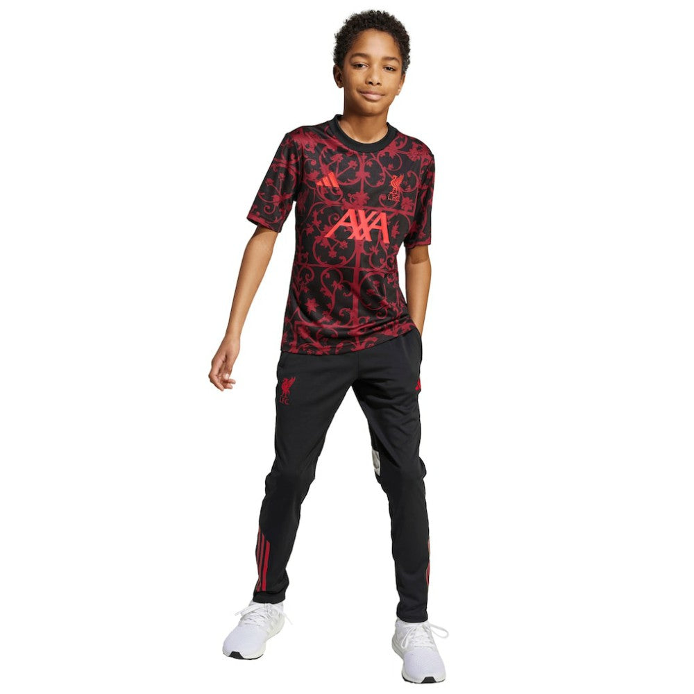 Liverpool Youth 2025/26 Pre-Match AEROREADY Top Black - Adidas