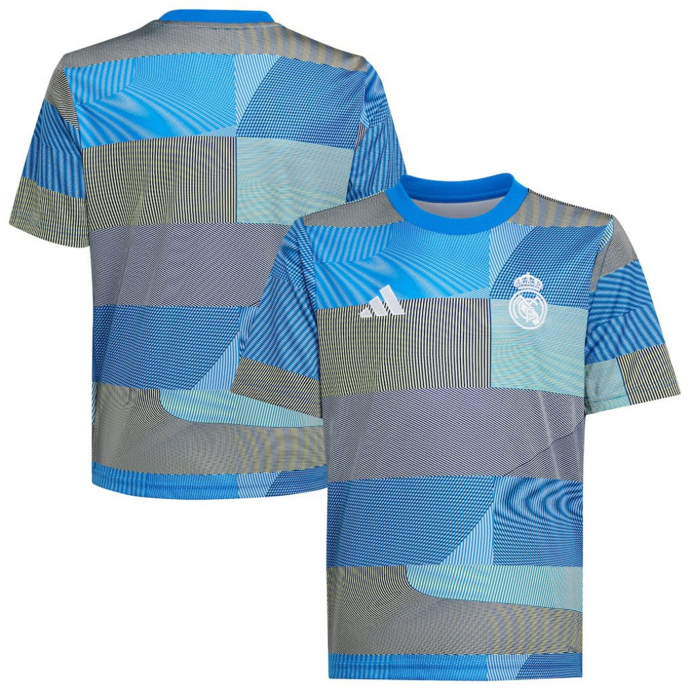 Real Madrid Youth 2025/26 Pre-Match AEROREADY Top Blue - Adidas