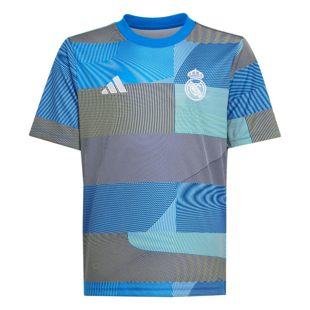 Real Madrid Youth 2025/26 Pre-Match AEROREADY Top Blue - Adidas