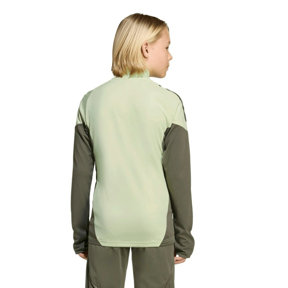 Real Madrid Youth 2025/26 Training AEROREADY Quarter-Zip Pullover Green - Adidas