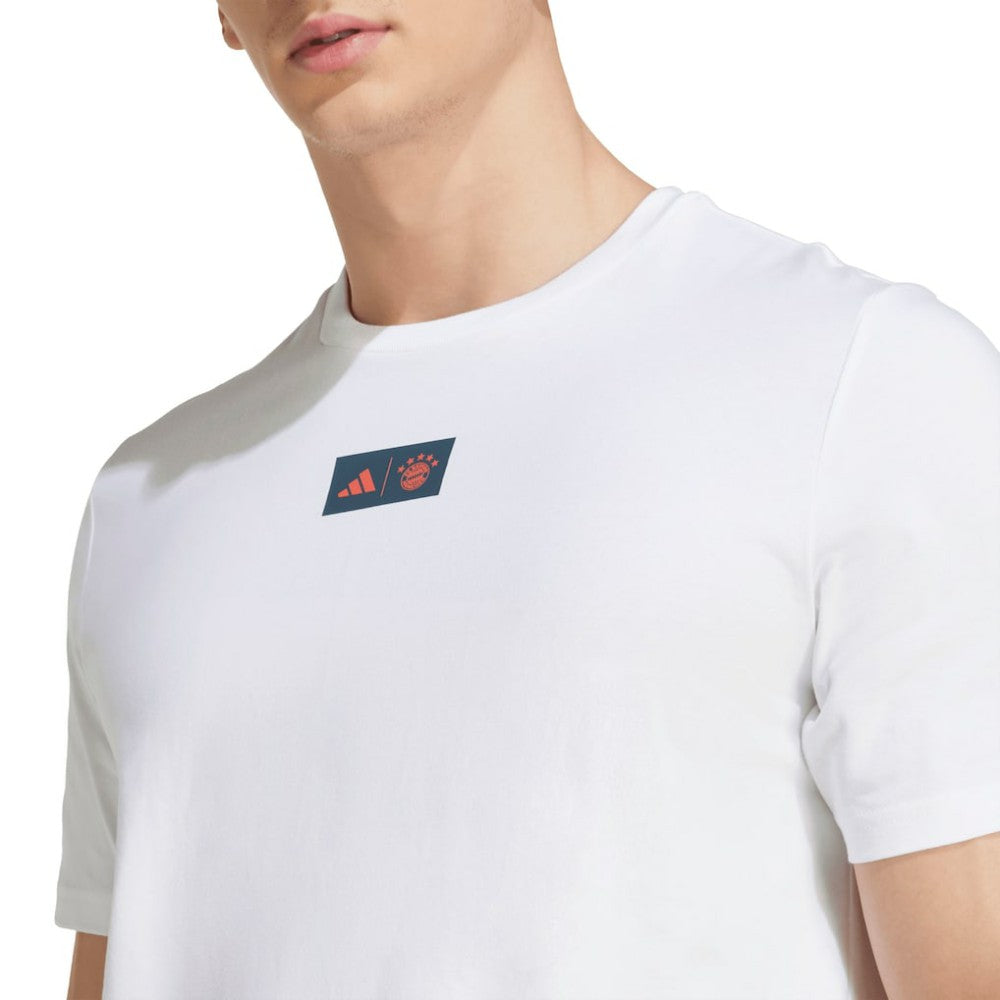 Bayern Munich Jersey Hook T-Shirt White - Adidas