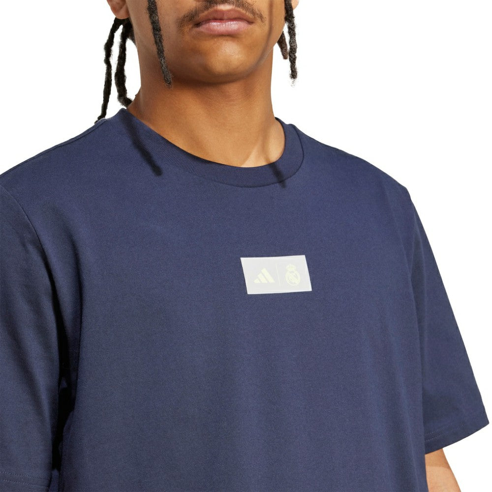 Real Madrid Jersey Hook T-Shirt Blue - Adidas