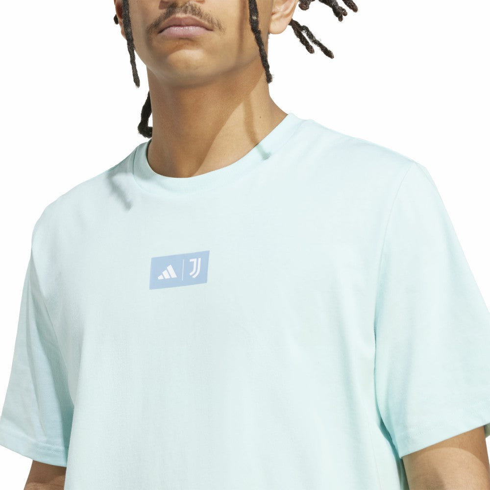 Juventus Jersey Hook T-Shirt Aqua - Adidas