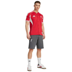 Liverpool Full-Button Baseball Jersey Red - Adidas