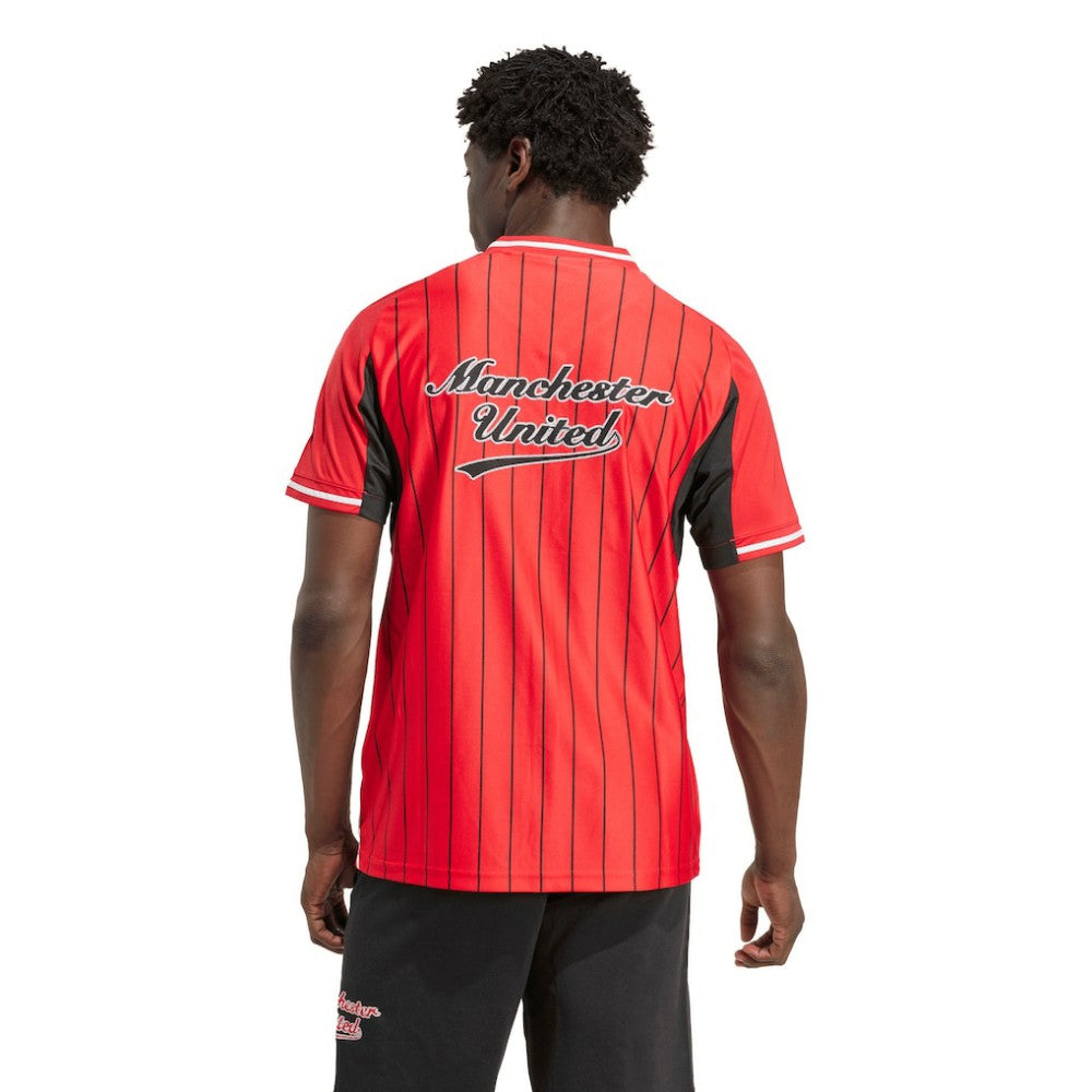 Manchester United US Pack Full-Button Baseball Jersey Red - Adidas