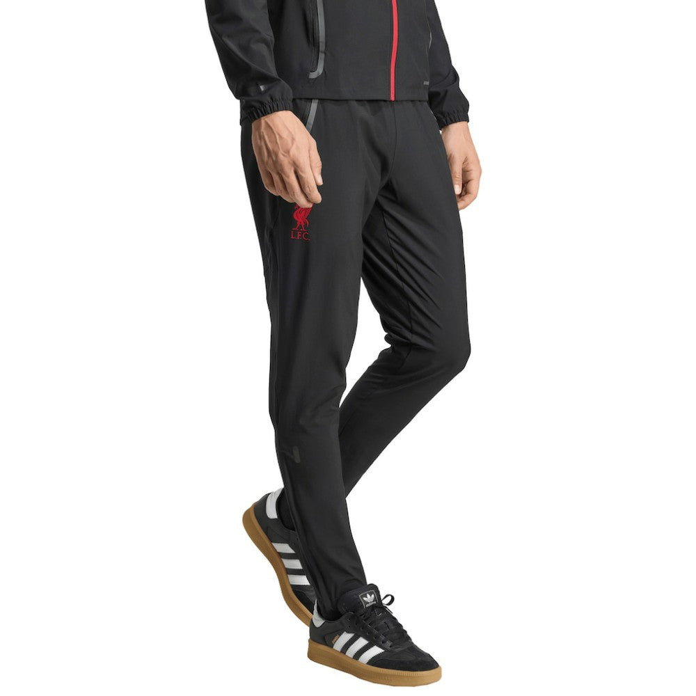 Liverpool 2025/26 Tiro Vis Tech Travel Pants Black - Adidas
