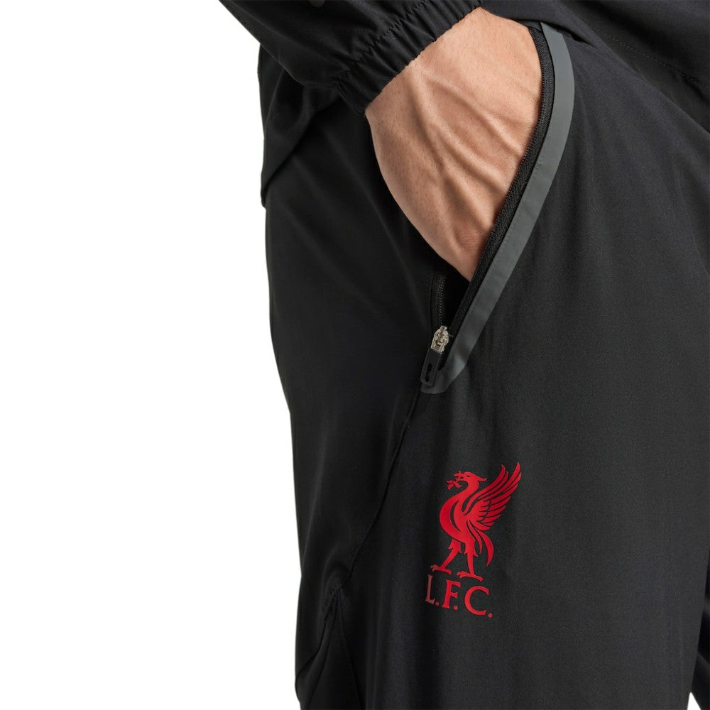 Liverpool 2025/26 Tiro Vis Tech Travel Pants Black - Adidas