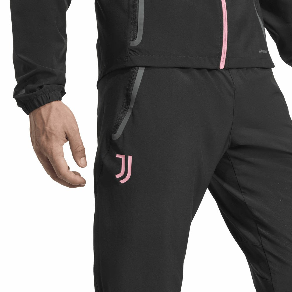 Juventus 2025/26 Tiro Vis Tech AEROREADY Travel Pants Black - Adidas