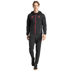 Liverpool 2025/26 Tiro Vis Tech Travel Jacket Black - Adidas