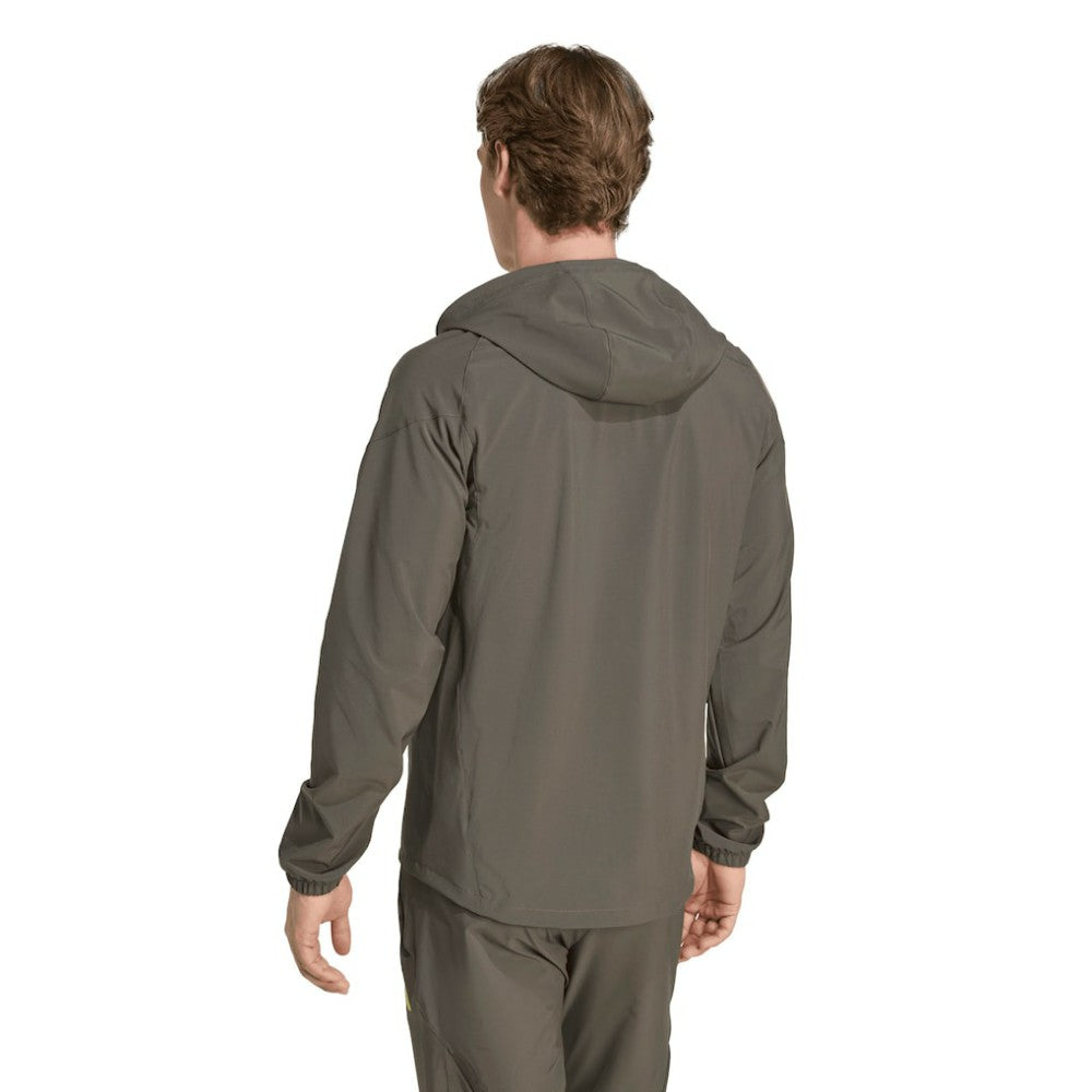 Real Madrid 2025/26 Tiro Vis Tech Travel Jacket Olive - Adidas