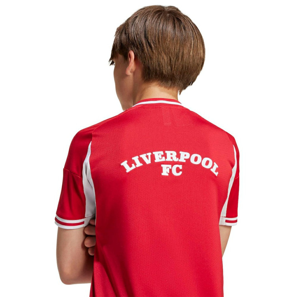 Liverpool Youth Full-Button Baseball Jersey Red - Adidas