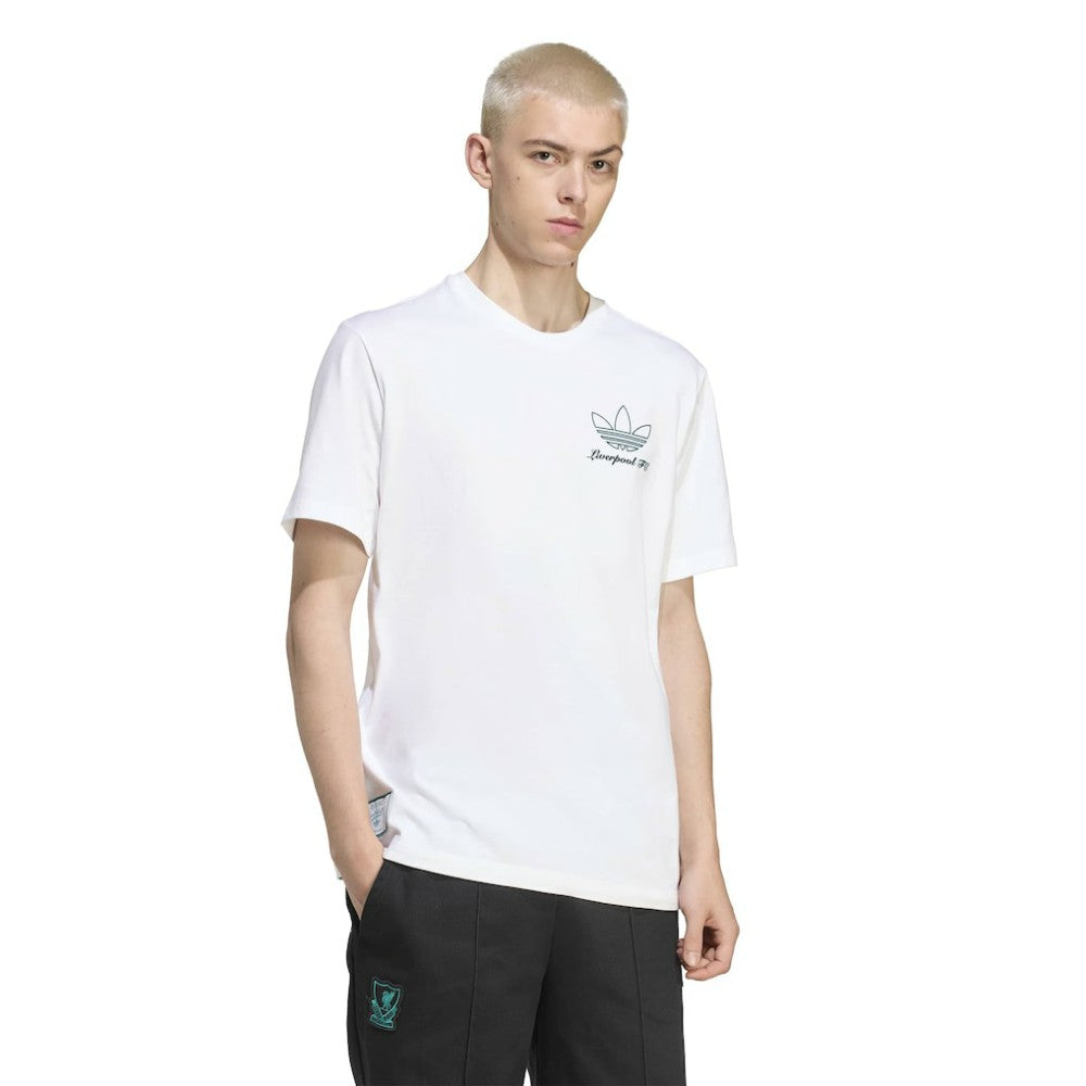 Liverpool Terrace Icons Collection Graphic T-Shirt White - Adidas