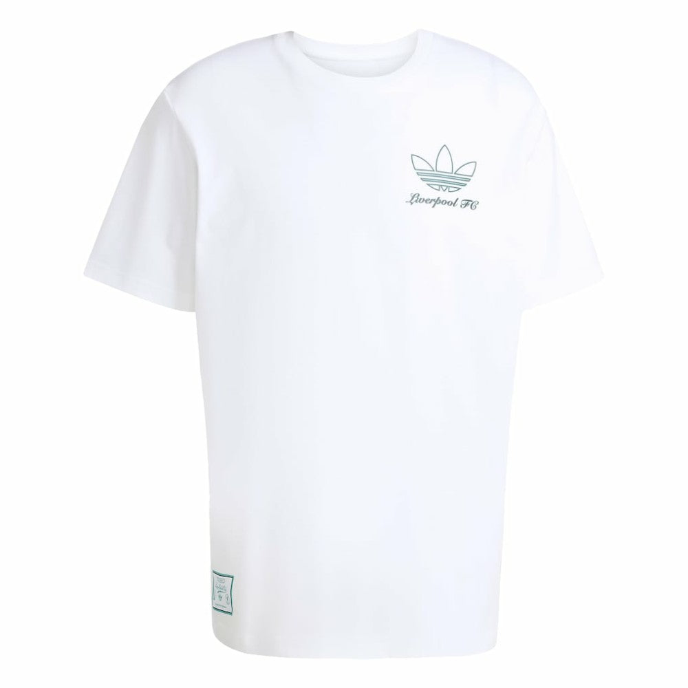Liverpool Terrace Icons Collection Graphic T-Shirt White - Adidas